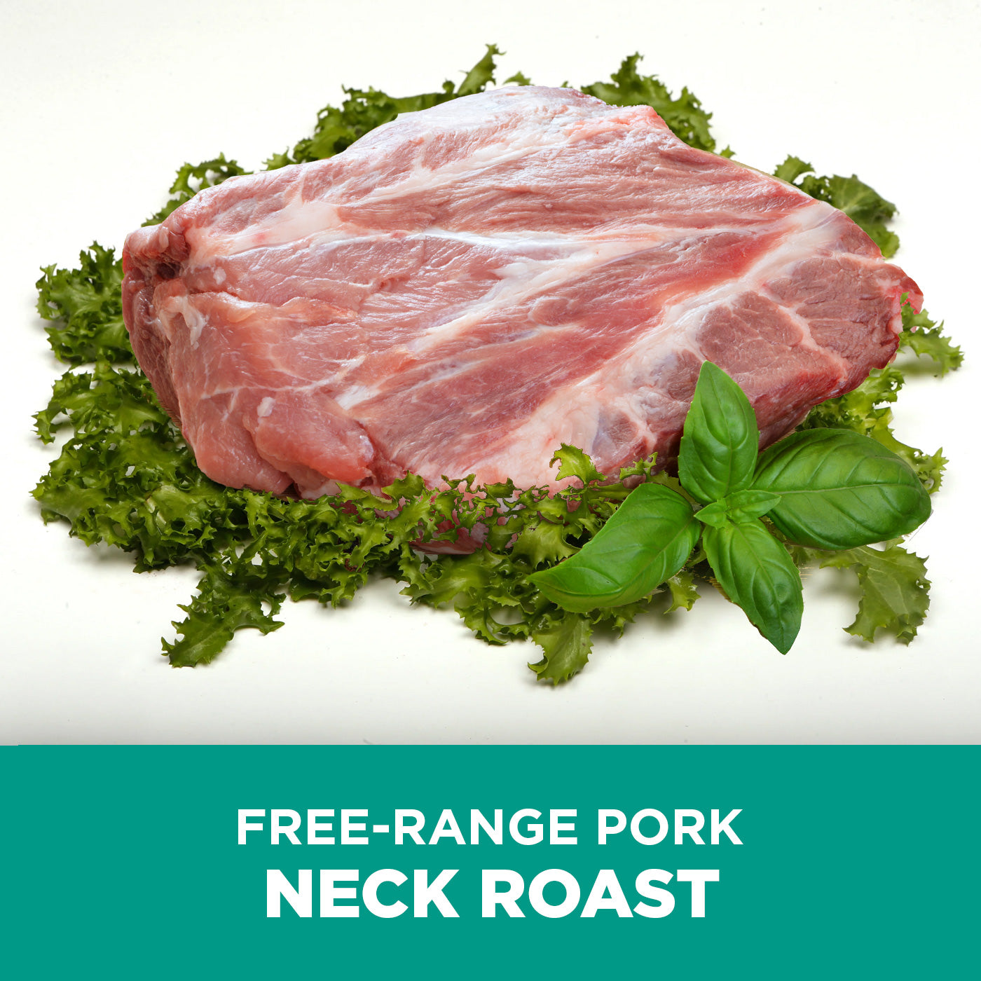 Individual free-range pork cuts