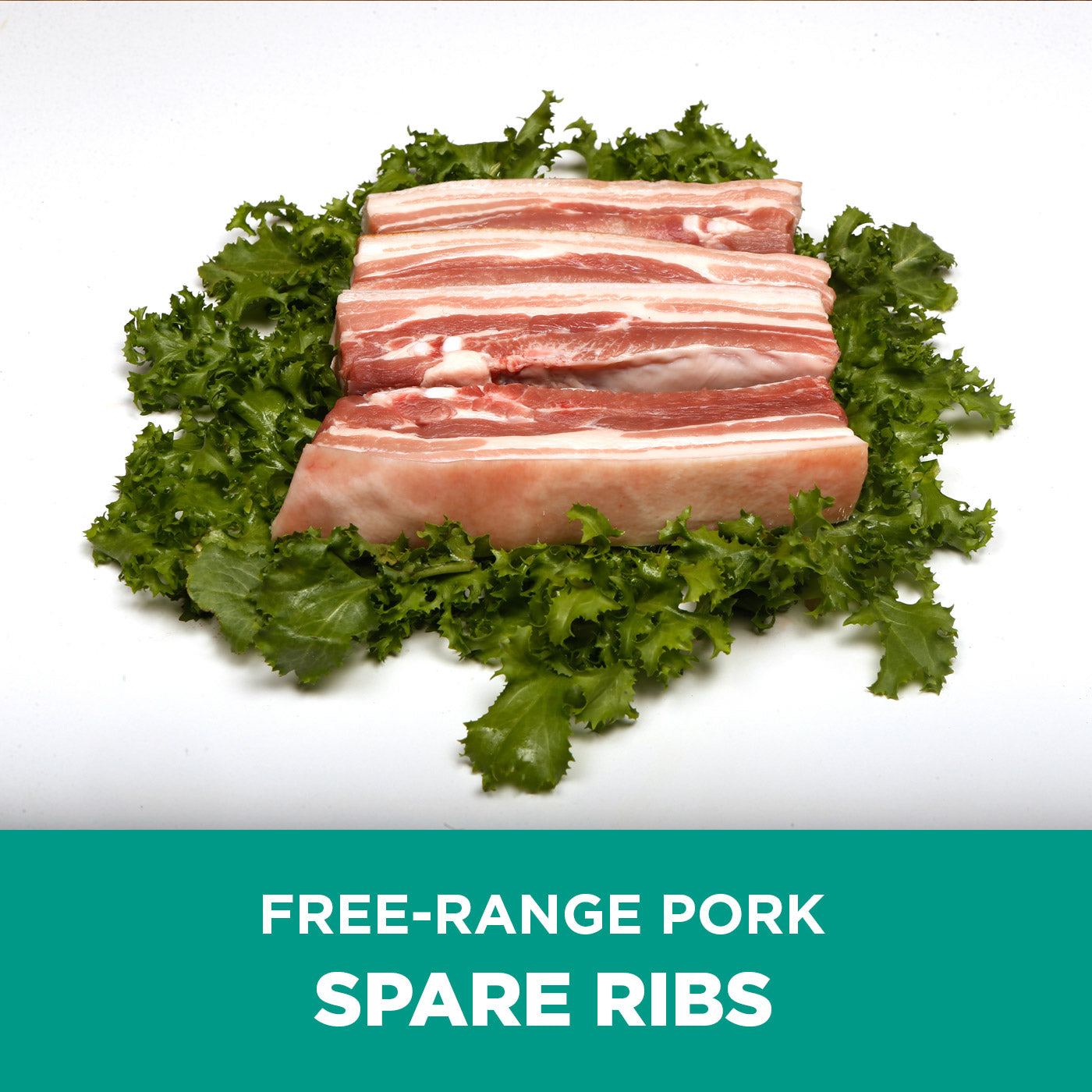 Individual free-range pork cuts